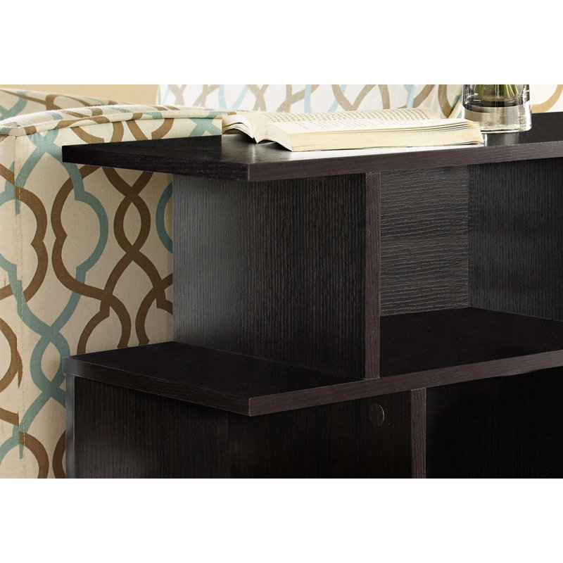 Accent Table, Side, End, Nightstand, Lamp, Living Room, Bedroom, Laminate, Contemporary, Brown, Brown