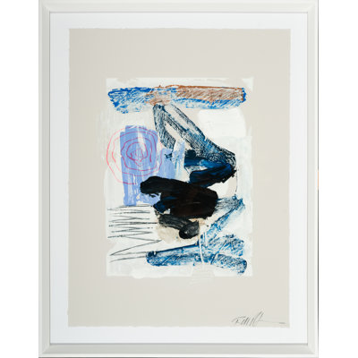 «Front Wall Study 3» par Robert Robinson - Peinture encadrée sur papier