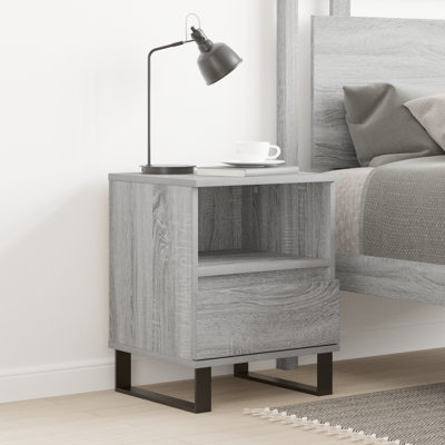 Molla 40cm W Manufactured Wood Bedside Table