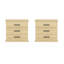 Table de chevet 3 tiroirs Clifford-1864422126