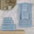 Rolla Geometric Jacquard Plush Soft Absorbent Cotton Bathroom Towel-1783476417-1772479853