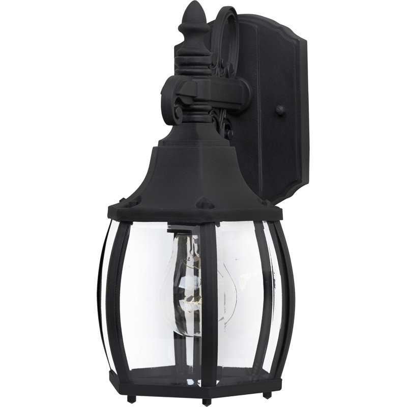 Lanterne murale d'extérieur 1 lumière Aquilar, Noir