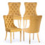 Chaises de salle à manger, chaise de salle à manger rembourrée haut de gamme avec anneau clouté-531111163-511006620-511006619
