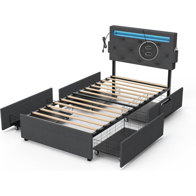 Devanti Upholstered Storage Bed