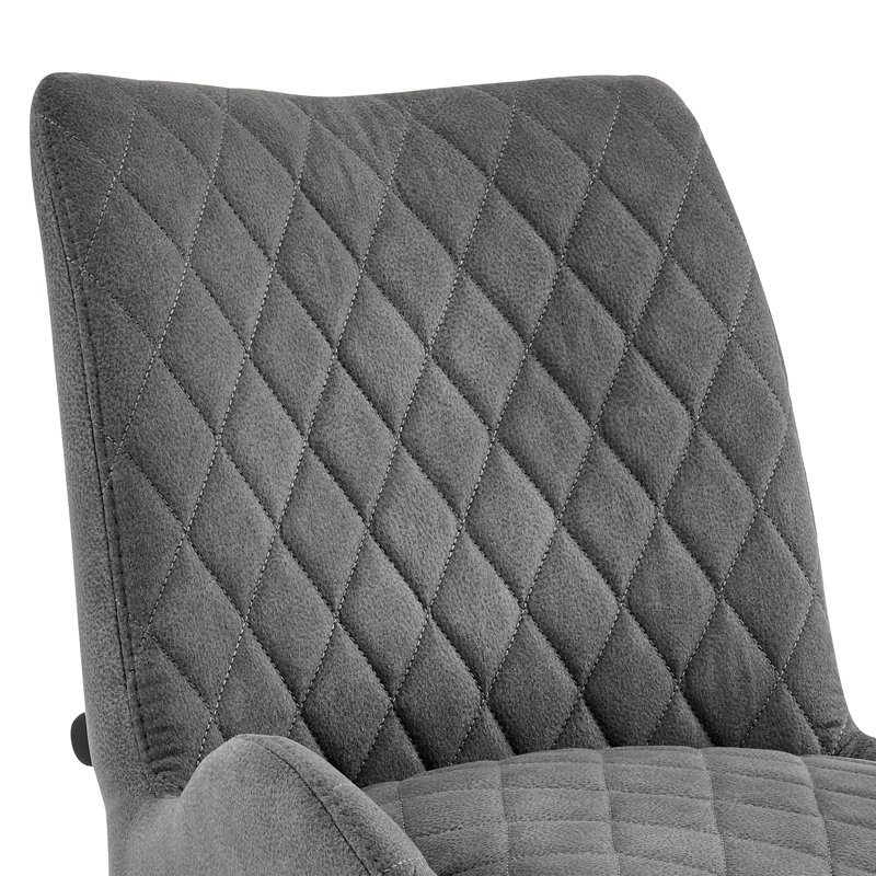 Tabouret de bar à hauteur de comptoir en métal noir mat Bronis? AW, Tabouret de comptoir (siège d'une hauteur de 26 p