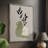 Simple Bud Vases II Framed Print - Solid Wood-1974194691