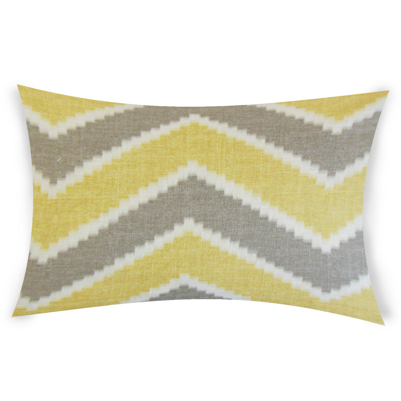 Linen Lumbar Pillow Cover & Insert, Beige, 12" H x 24" W
