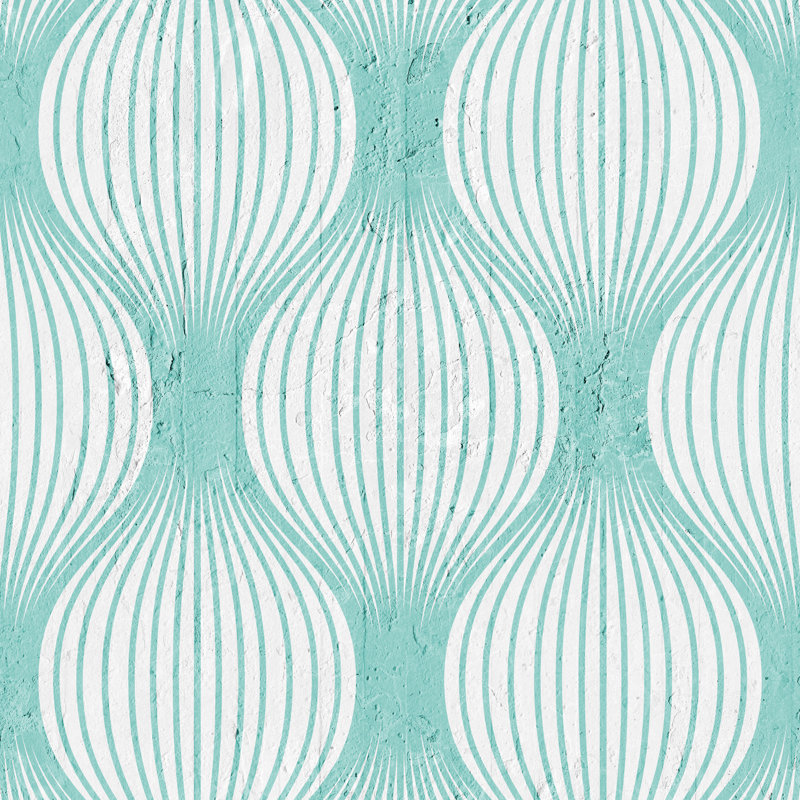 Generre 10m x 52cm Matte Paste the Wall Wallpaper Roll, Aqua