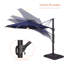 Parasol en porte-à-faux avec base Daarina-2066407397