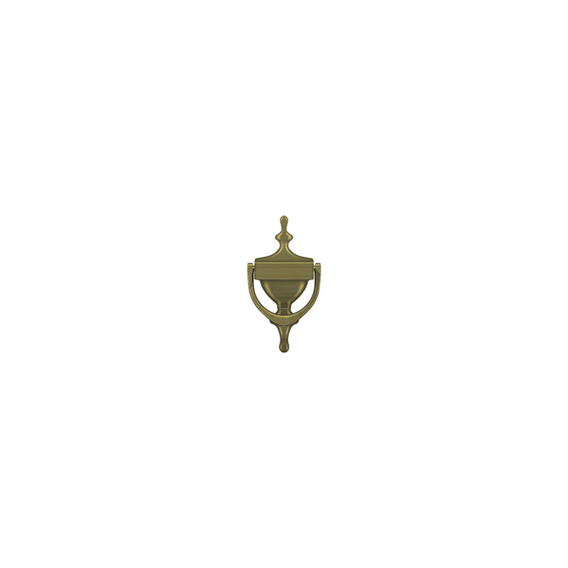 Victorian Brass Door Knocker, Antique Brass