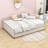 Tianne Upholstered Platform Daybed with USB and Twin Trundle-1743758349