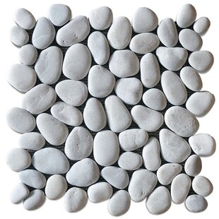 12" x 12" Natural Stone Pebble Tile