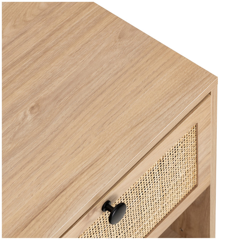 Armoire de chevet avec tiroir Byron C Rattan Twinset