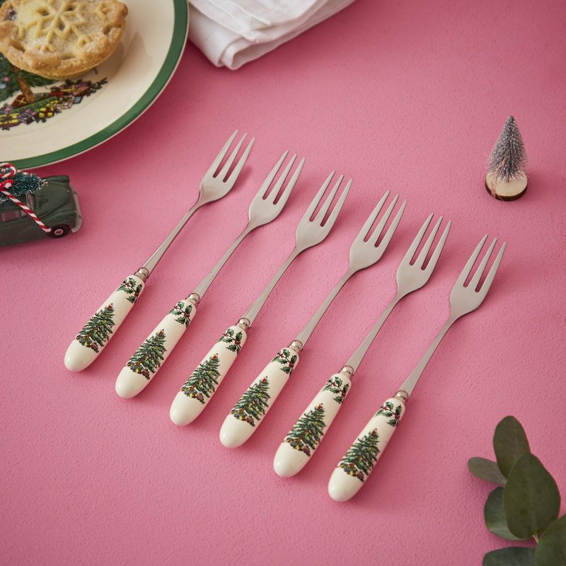 Spode, Christmas Tree - Pastry Forks