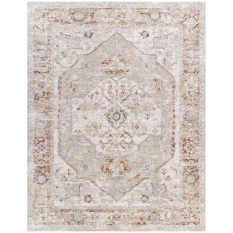 Arleeta Traditional Machine Woven Area Rug, Rectangle 2'8" x 3'11"