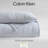 Calvin Klein Cotton Gauze Solid Cotton Blue Quilt Set-113930739