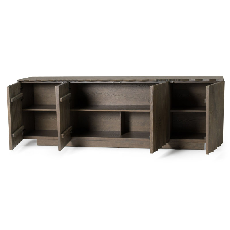 Byer - Buffet moderne gris cendré
