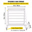 4 Freestanding Towel Rack