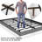 Cowen Floating Bed Frame with LED Lights Metal Slats Underbed Storage Space No Box Spring-133985343-76432950