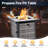 Allcot 5 - Person Wicker/Rattan Patio Furniture Set, Outdoor Fire Pit Sofa Set with Throw Pillows and Comfy Cushions-112553041