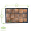 Nicola Spring - 2x Heavy Duty Door Mats - 60 x 40cm - Mosaic