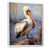 White Floater Framed