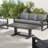 Soultana Adjustable Height Outdoor Dining Table