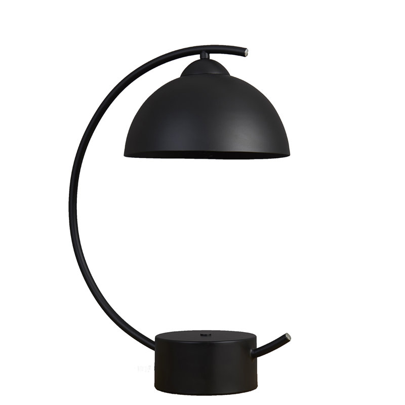 Downton Metal Arched Lamp, Black