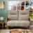 46.5" Upholstered Loveseat Sofa With Rattan Arms-1438480649