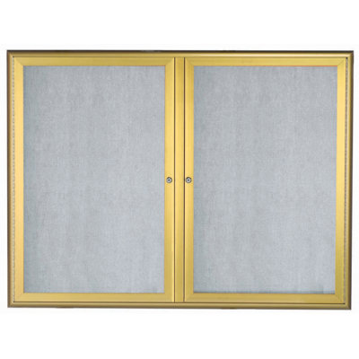 AARCO No Vinyl Metal Bulletin Board