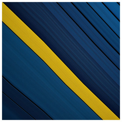 Blue Yellow Stripes Blankets