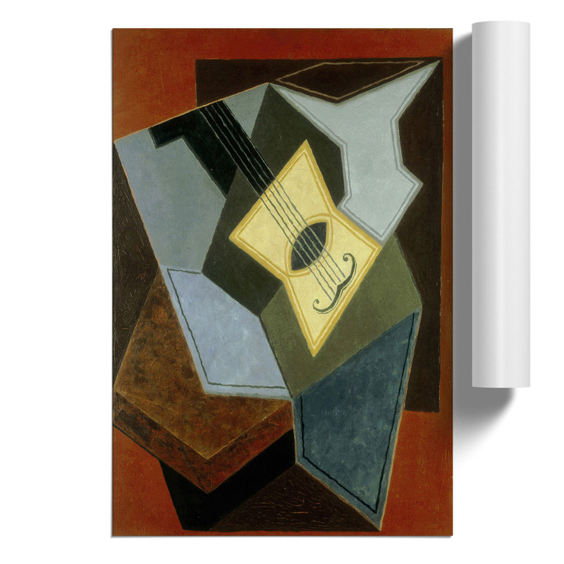 Guitar by Juan Gris - Frameless Print, 30cm H x 21cm W x 0.1cm D