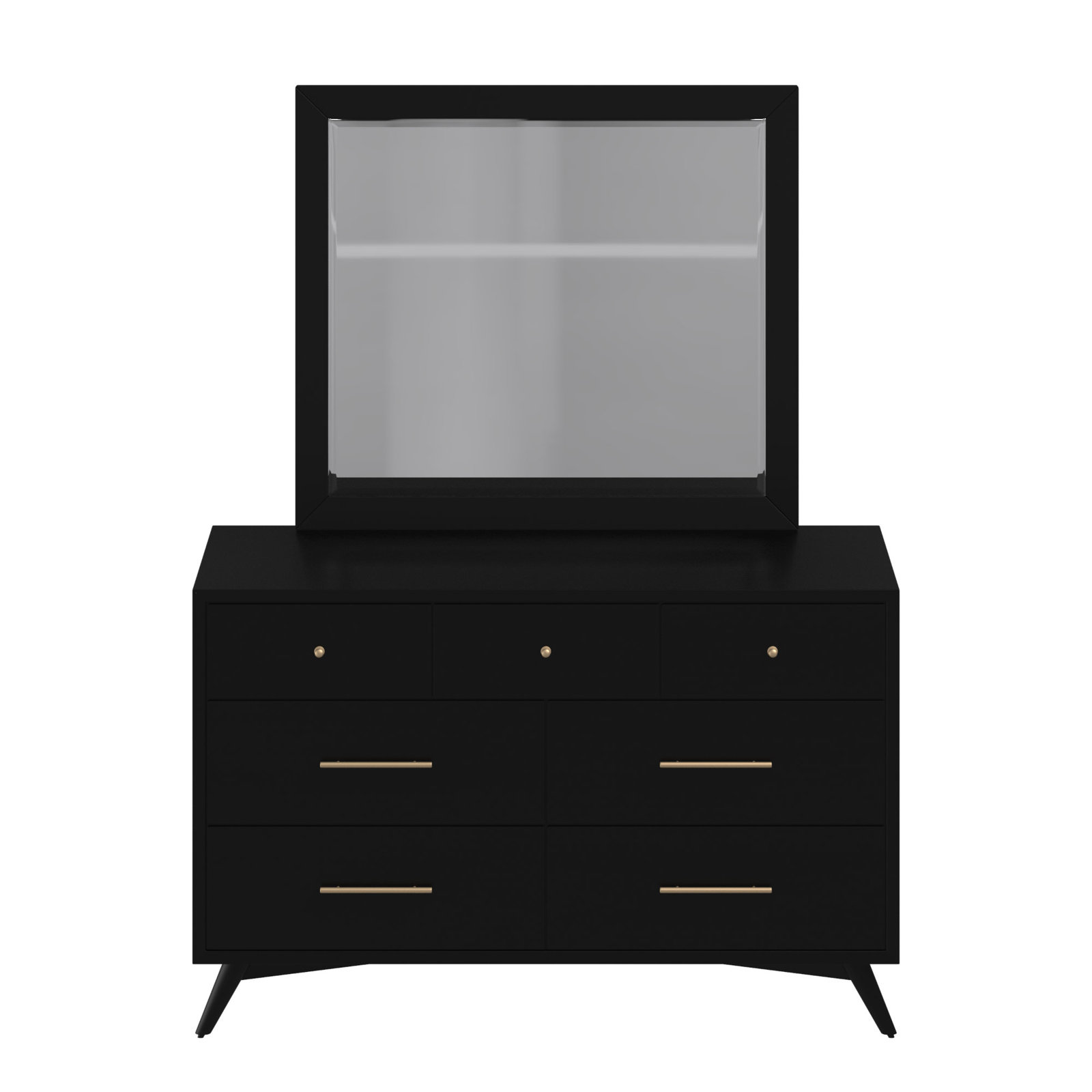 Williams Dresser Mirror, Black