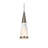 6 - Light Brushed Nickel Cluster Pendant