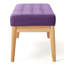 Mauve style Mid-Century - siège confortable, structure solide en bouleau