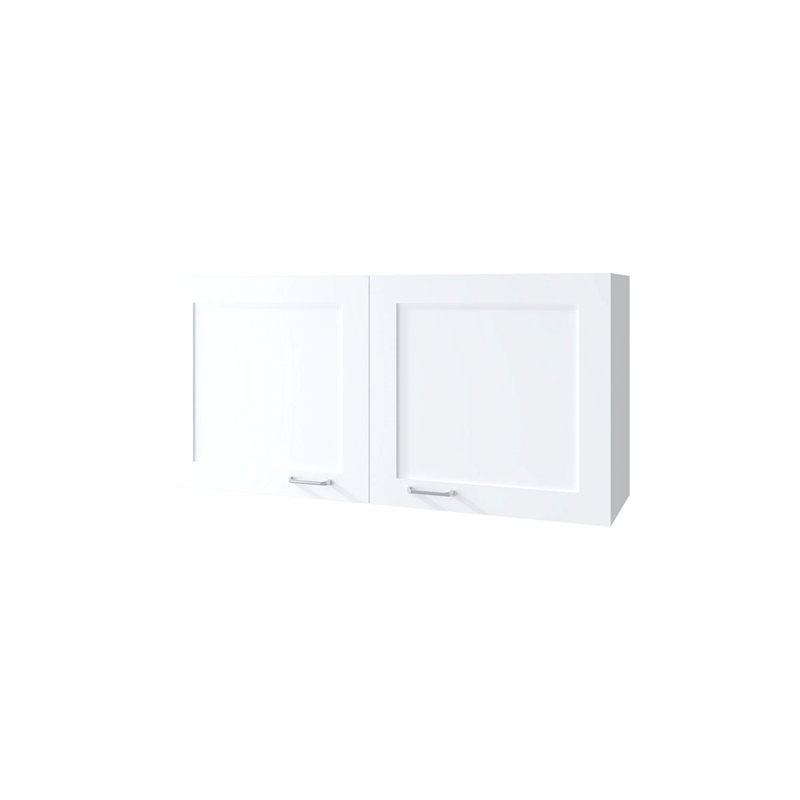 Kitchen Wall Cabinet With 2 Doors, White