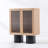 Chinese Style Wall Mounted Integrated Display Case