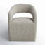 Camino Performance Fabric Rolling Arm Chair-1203330003