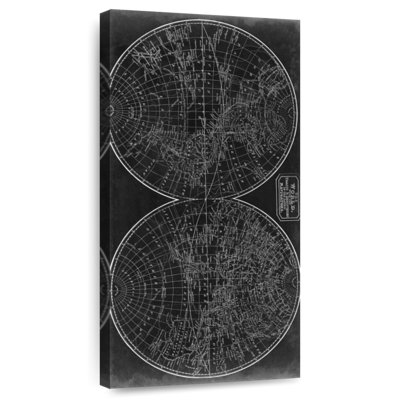 Blueprint Of The World In Hemispheres