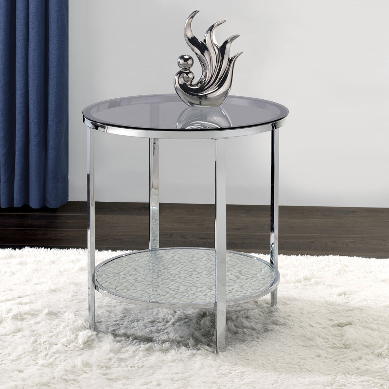 Coblitz Glass Top End Table