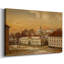 Winter Scene in a Town-Hans Gude-Gallery Wrapped Canvas-c. late 19th Century-774120323