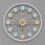 Mandar Wall Clock-554636262
