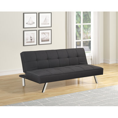 Jazzminn Twin 66.5" Wide Tight Back Convertible Sofa by Wrought Studio