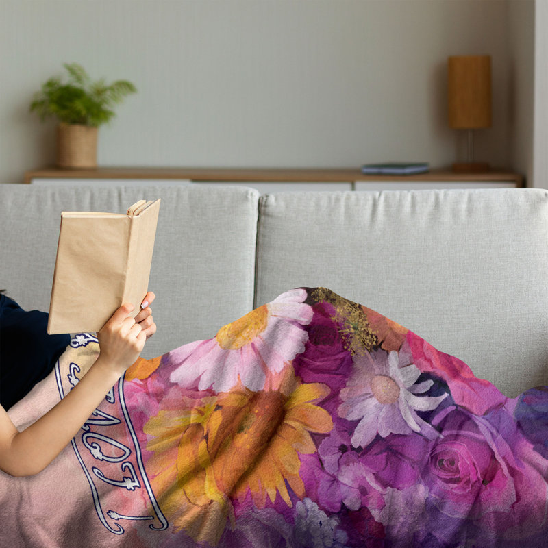 Hand Woven Throw Blanket, 50" x 60"