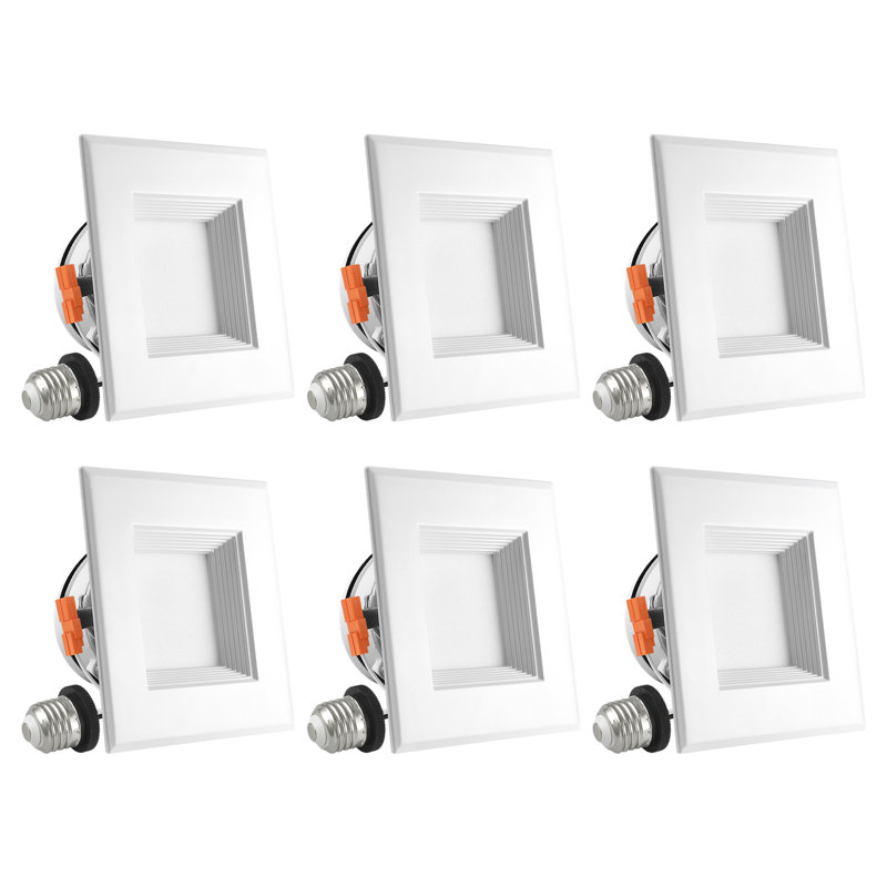 4'' Dimmable LED Canless Recessed Lighting Kit