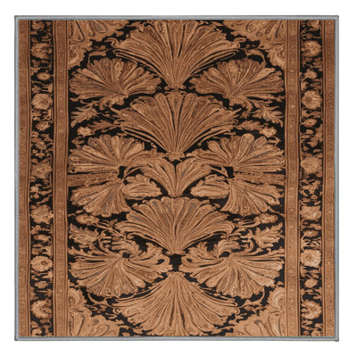 Machine Washable French Brown Area Rug
