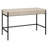 47.9" Wide Fluted Writing Desk with 3 Storage Drawers — Alder White Mid-Century Modern Steel Desk for Home Office | Vera-1264998098