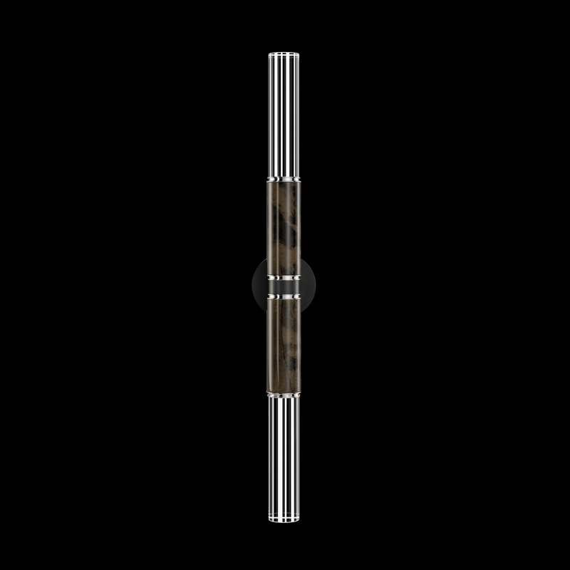 Applique murale H 34 po Antonia, Noir / nickel / gris anthracite