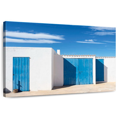 Lilie Formentera porte bleue