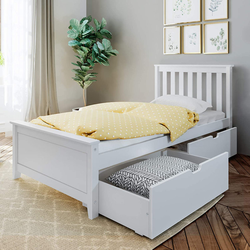 Bolinger Kids Platform, White, Twin